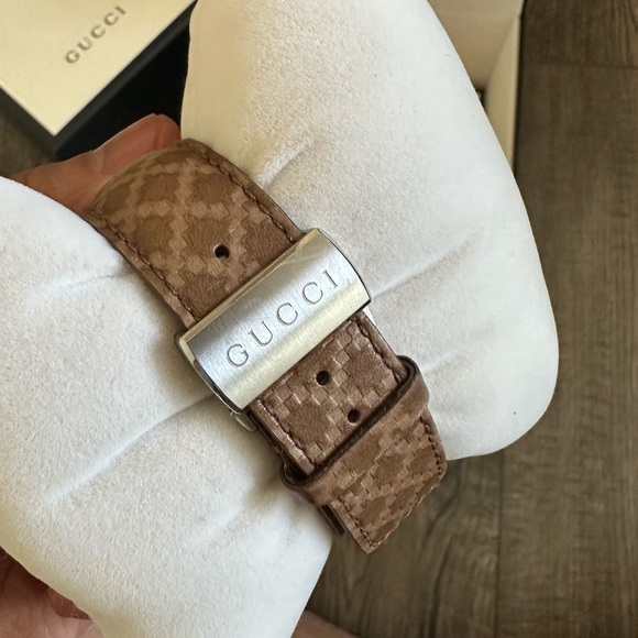 Gucci 90th Anniversary G-Coupe Automatic Watch // Tan YA131307 - Picture 7 of 9